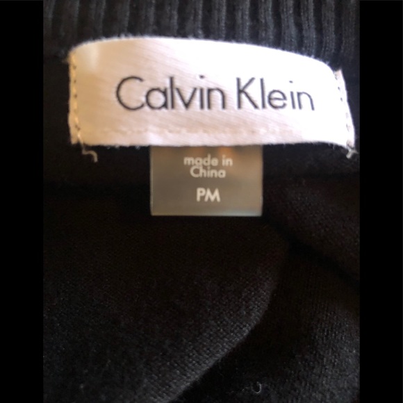 EUC Calvin Klein Sweater Dress with metal Rivets M - Picture 5 of 5